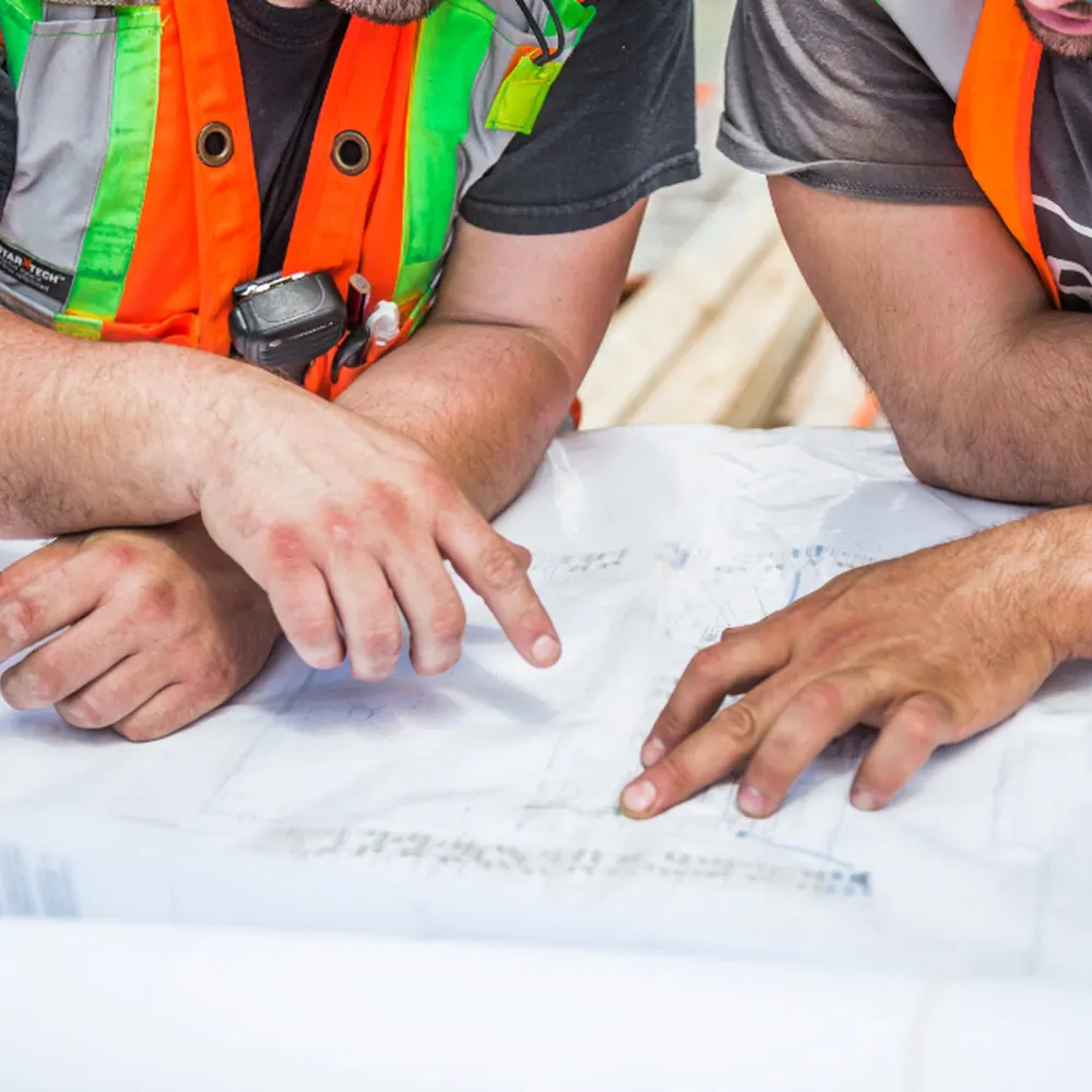 London contractor at work